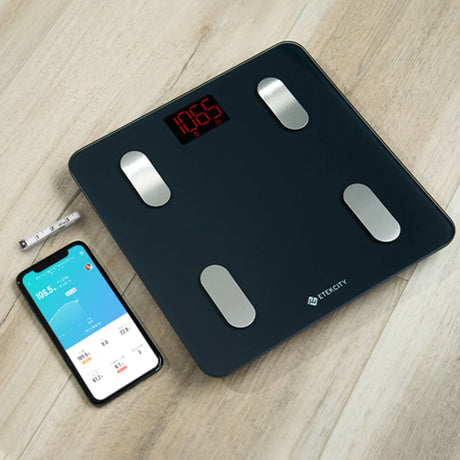 Etekcity Smart WiFi Body Weight Scale Black - Image 02