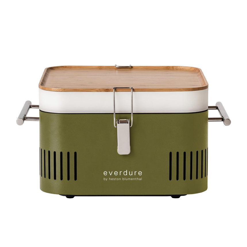 Everdure by Heston Blumenthal CUBE Charcoal Portable BBQ Khaki - Image 01