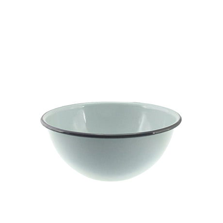 Falcon Enamelware Deep Cereal Bowl 16cm Duck Egg in Blue - Image 01