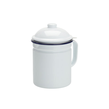 Falcon Enamelware Dripping Container in White - Image 01
