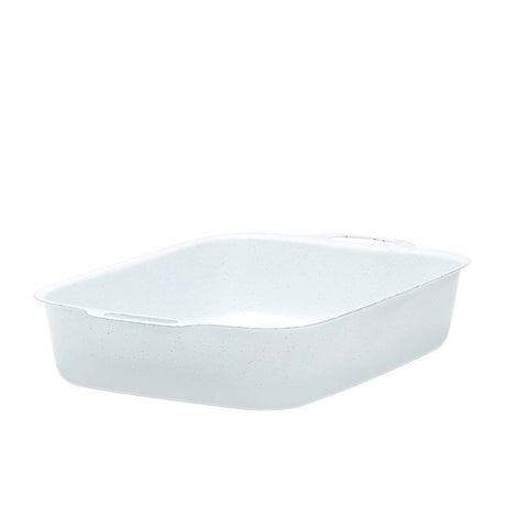 Falcon Enamel Lasagne Pan in White 38x25x7cm - Image 01