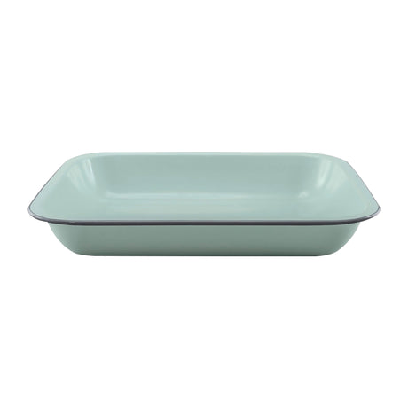 Falcon Enamel Bake Pan Duck Egg in Blue 31cm - Image 01