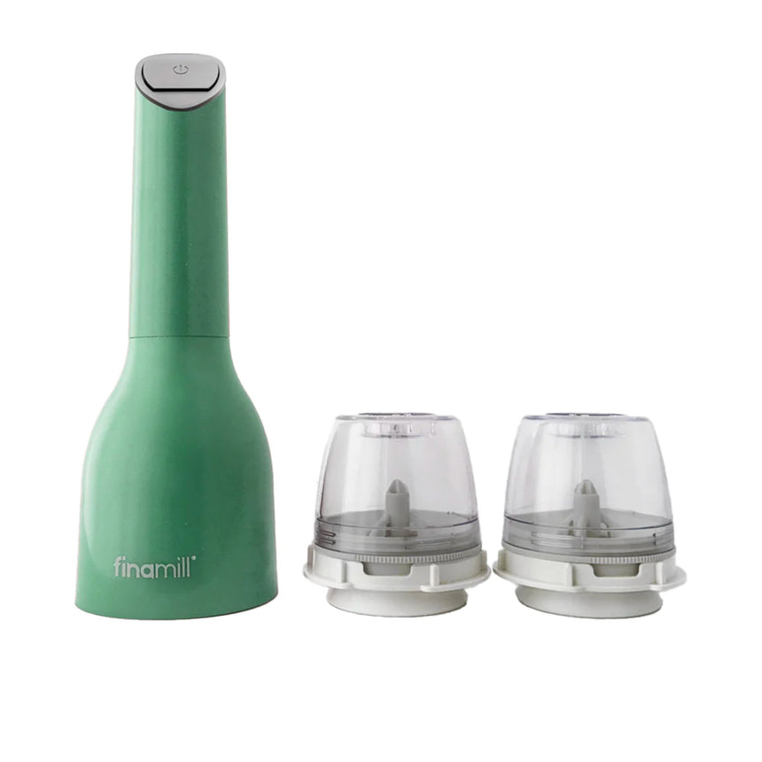 FinaMill Electric Spice Grinder with 2 Pro Plus Pods Sage - Image 01