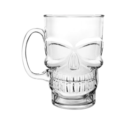 Final Touch Glass Skull Mug 700ml - Image 01