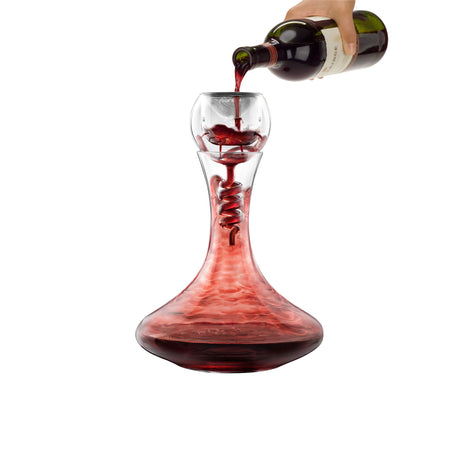 Final Touch Twister Decanter and Glass Aerator - Image 01