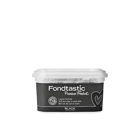 Fondtastic Premium Fondant in Black 250g - Image 01