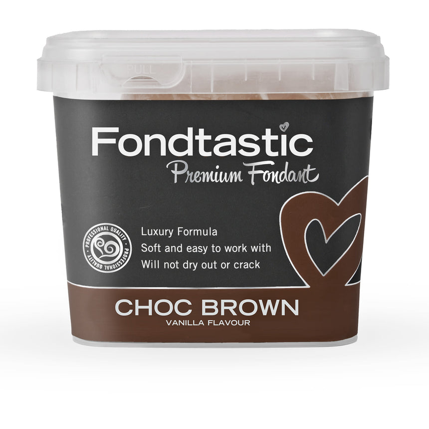 Fondtastic Premium Fondant Choc Brown 1kg - Image 01