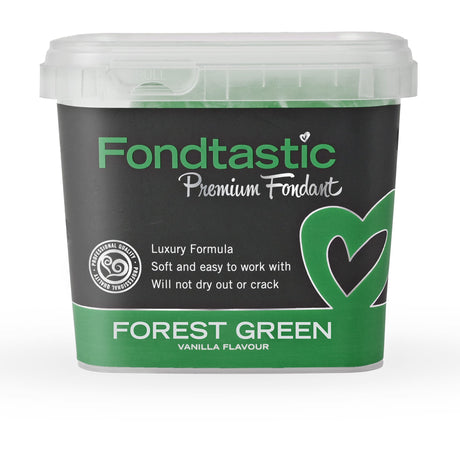 Fondtastic Premium Fondant Forest Green 1kg - Image 01
