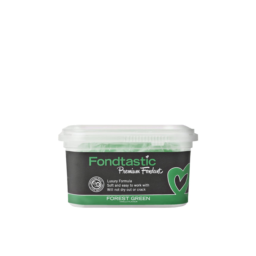 Fondtastic Premium Fondant Forest Green 250g - Image 01