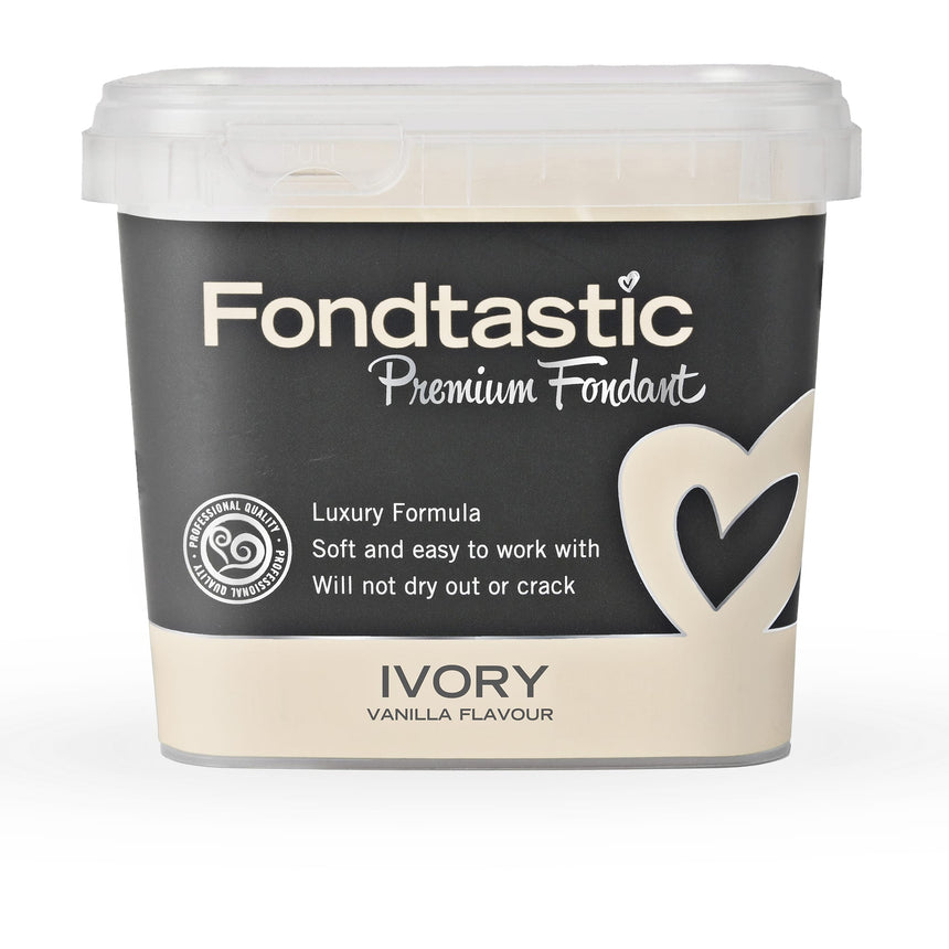 Fondtastic Premium Fondant Ivory 1kg - Image 01
