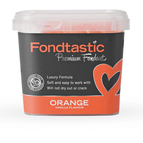 Fondtastic Premium Fondant Orange 1kg - Image 01