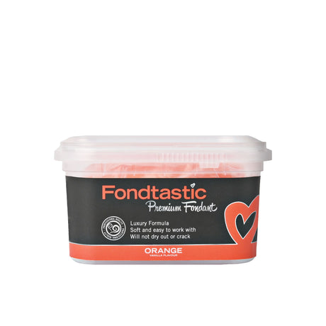 Fondtastic Premium Fondant Orange 250g - Image 01