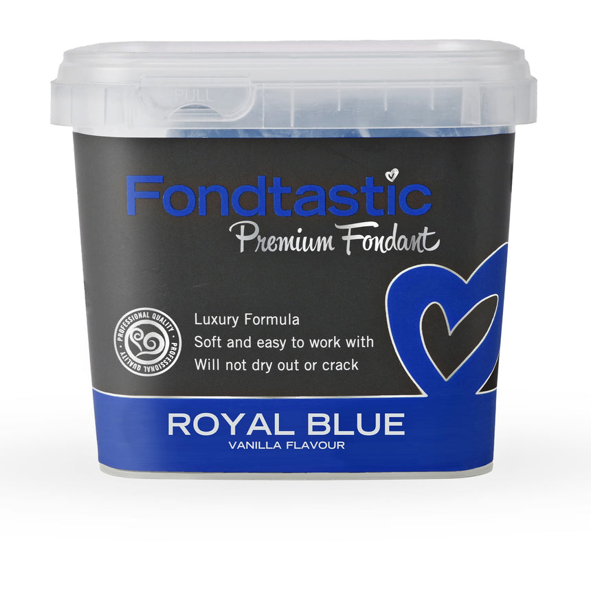 Fondtastic Premium Fondant Royal in Blue 1kg - Image 01