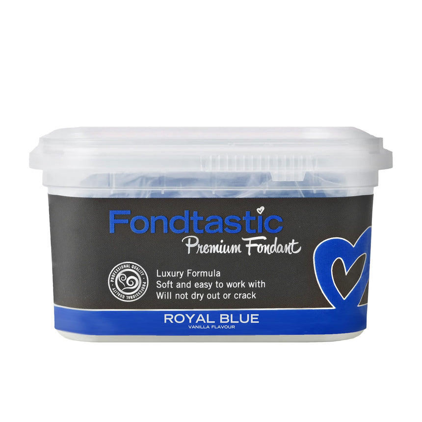 Fondtastic Premium Fondant Royal in Blue 250g - Image 01
