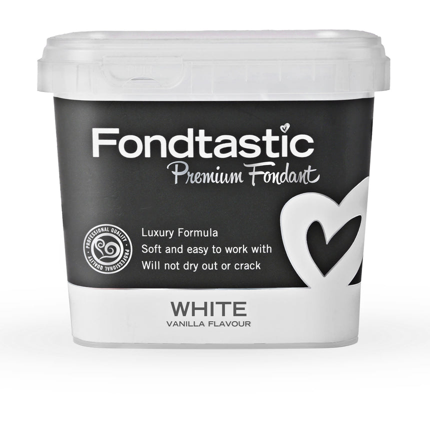 Fondtastic Premium Fondant in White 1kg - Image 01