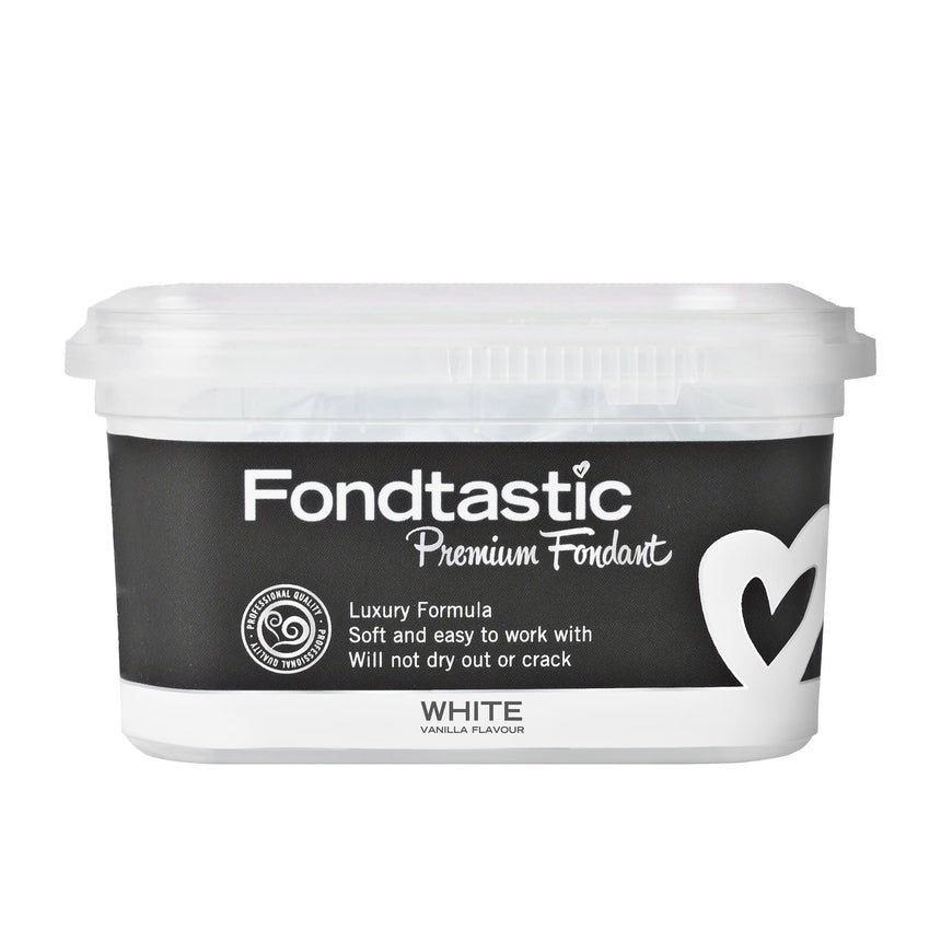 Fondtastic Premium Fondant in White 250g - Image 01