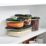 FoodSaver Preserve & Marinate Container 3 & 5 Cup Set 2 Piece in Black - Image 05