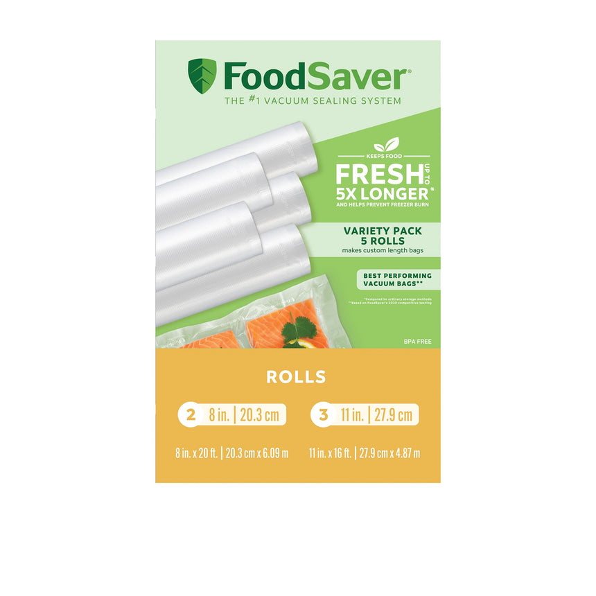 FoodSaver Vacuum Seal Rolls Variety Pack Set 5 Piece - Image 03