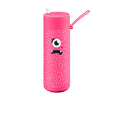 Frank Green Franksters Reusable Bottle with Straw 595ml (20oz) Neon in Pink Piper - Image 01