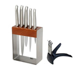 Furi Pro 7 Piece Stainless Steel Knife Block Set - Image 01