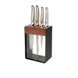 Furi Pro in Black Steel 5 Piece Knife Block Set - Image 01