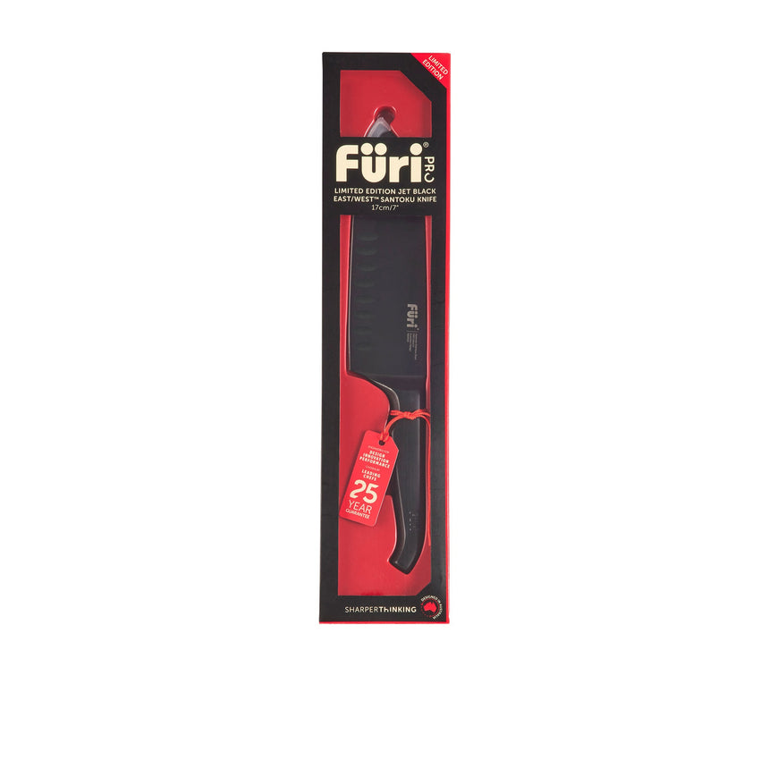 Furi Pro East West Santoku Knife 17cm Jet in Black - Image 04