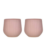 Garden Trading Linear Tumbler 200ml Set of 2 Pink Gin - Image 01