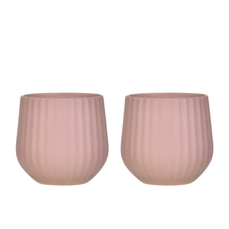 Garden Trading Linear Tumbler 200ml Set of 2 Pink Gin - Image 01