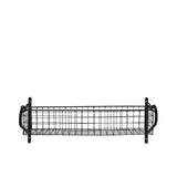 Garden Trading Wirework Basket Shelf Medium Black - Image 01