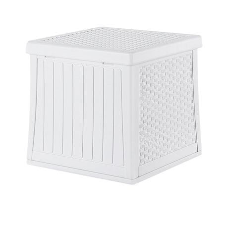 Gardeon Outdoor Storage Box 56L White - Image 01