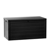 Gardeon Outdoor Storage Box 680L Black - Image 04