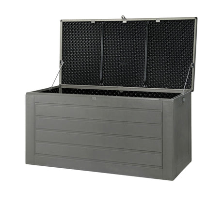 Gardeon Outdoor Storage Box 680L Grey - Image 01