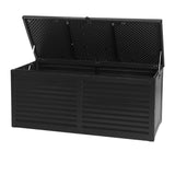 Gardeon Outdoor Storage Box 490L Black - Image 05