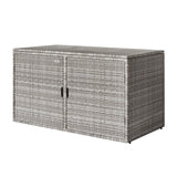 Gardeon Outdoor Storage Box Wicker Shelf Chest 333L - Image 01