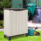 Gardeon Outdoor Storage Cabinet 92cm - Image 02