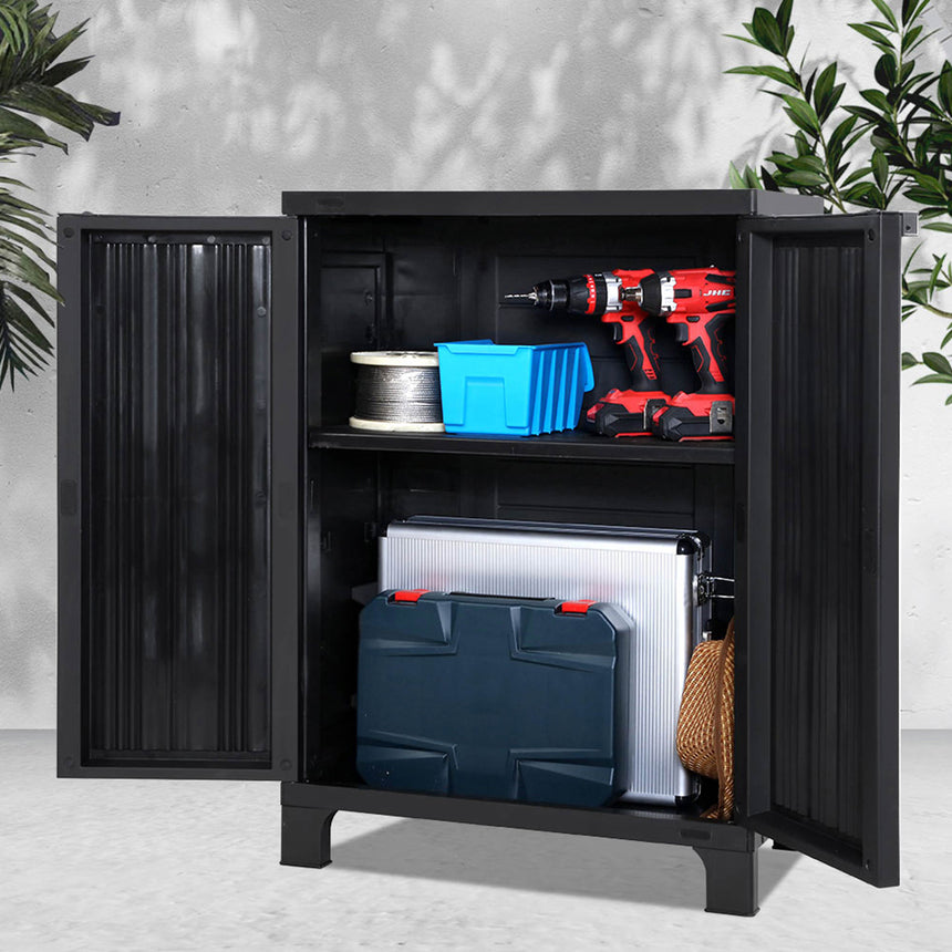 Gardeon Outdoor Storage Cabinet 65cm - Image 02