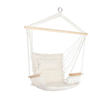 Gardeon Swing Chair Hammock Cream - Image 01