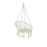 Gardeon Swing Chair Tassel Hammock Cream - Image 01