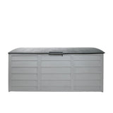 Gardeon Giantz Outdoor Storage Box 290L Grey - Image 05