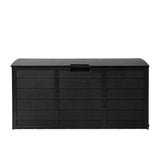 Gardeon Giantz Outdoor Storage Box 290L Black - Image 04