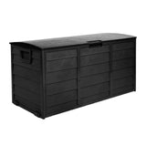 Gardeon Giantz Outdoor Storage Box 290L Black - Image 01