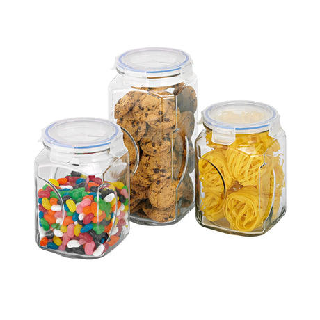 GlassLock Canister Set 3 Piece - Image 01