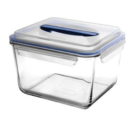 Glasslock Handy Rectangular Tempered Glass Food Container 3700ml - Image 01