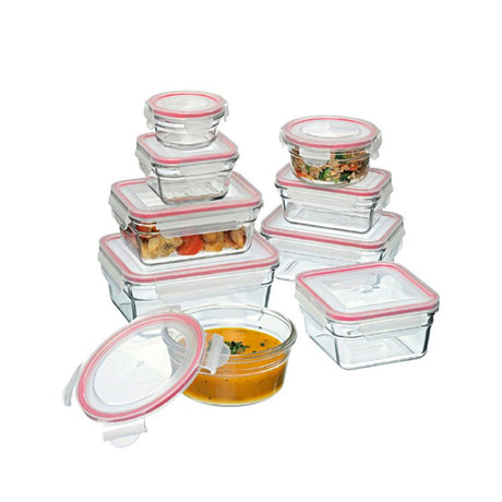 Glasslock Oven Safe Tempered Glass Container Set of 9 - Image 02