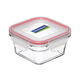 GlassLock Oven Safe Tempered Glass Square Container 1.65 Litre - Image 01