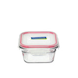 GlassLock Oven Safe Tempered Glass Square Container 405ml - Image 01