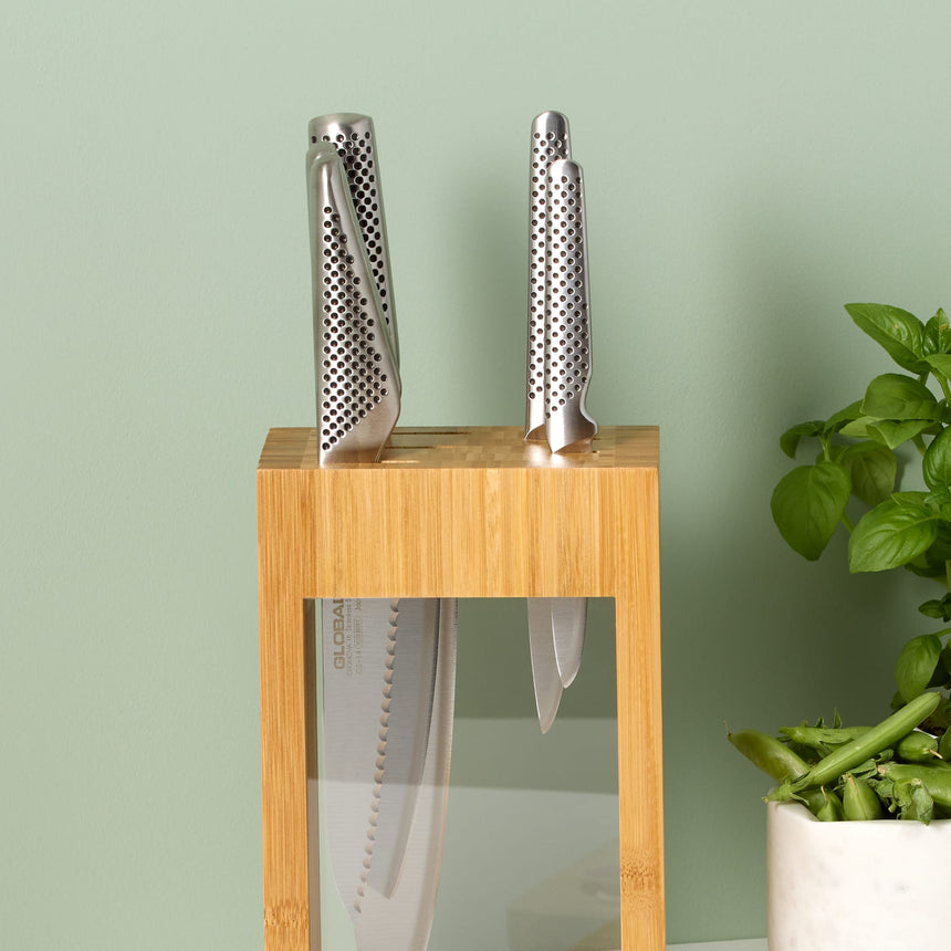 Global Osaka 6 Piece Knife Block Set - Image 03