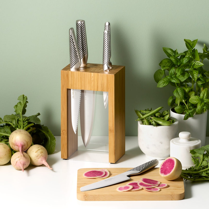 Global Osaka 6 Piece Knife Block Set - Image 02