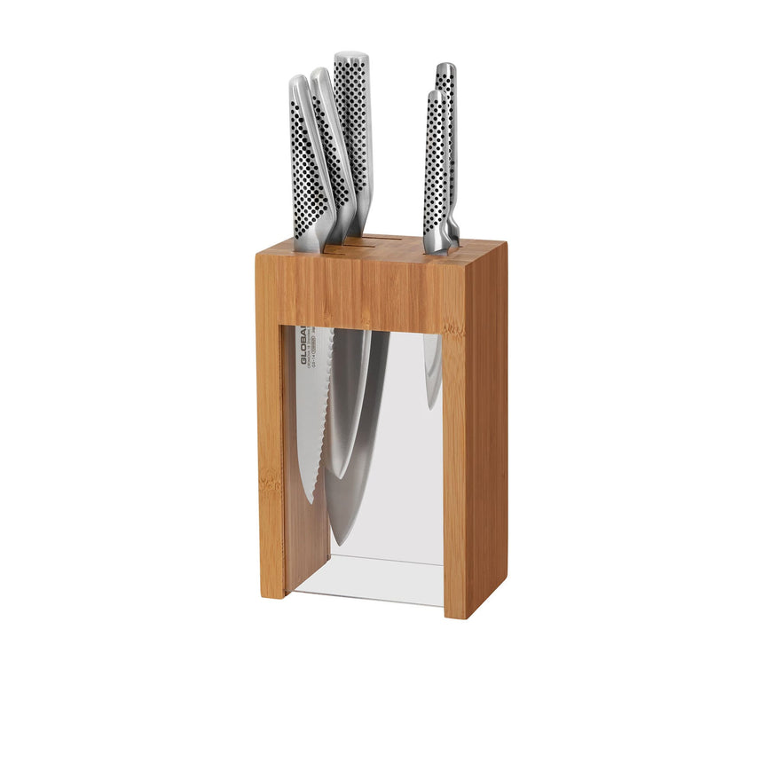 Global Osaka 6 Piece Knife Block Set - Image 01