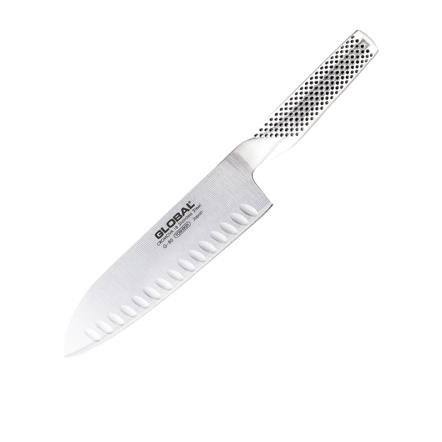 Global G-80 Santoku Large Granton 18cm - Image 01